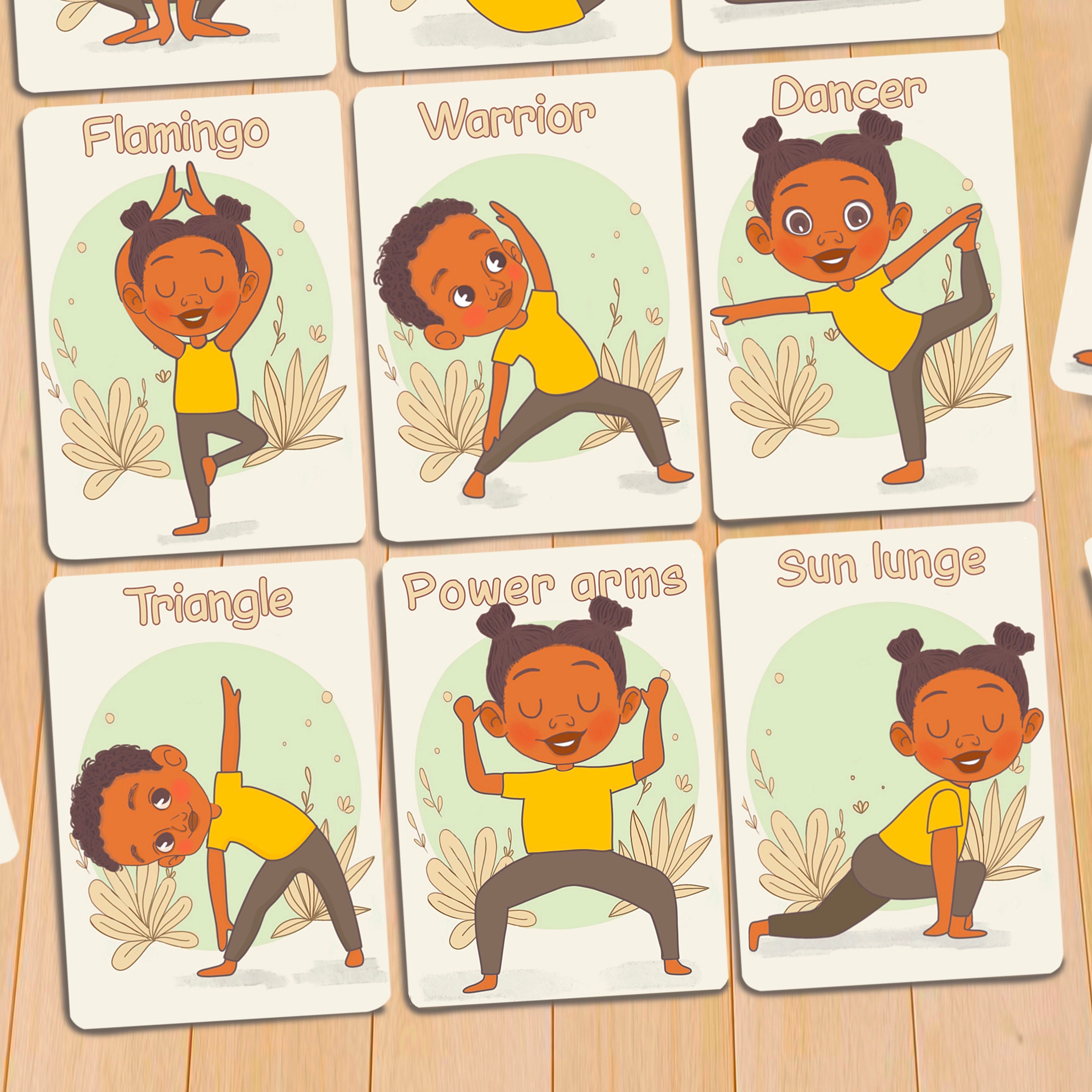 kids-yoga-flashcards-childrens-yoga-pose-flash-cards-etsy-australia
