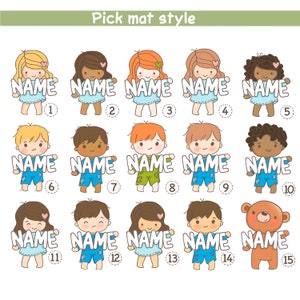Custom Name Play Doh Mat Printable Toddler Activities Play Dough ...