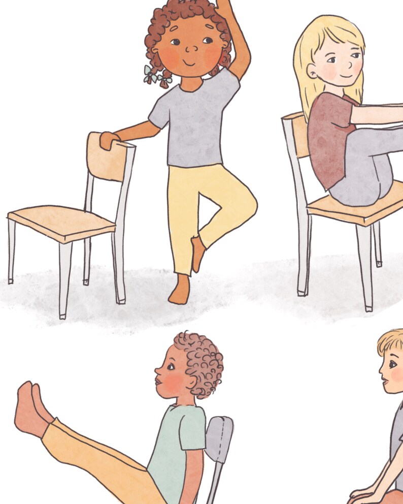 Chair Yoga Poster For Kids Classroom Decor downloadable Prints Etsy chair-yoga-poster-for-kids-classroom-decor-downloadable-prints-etsy