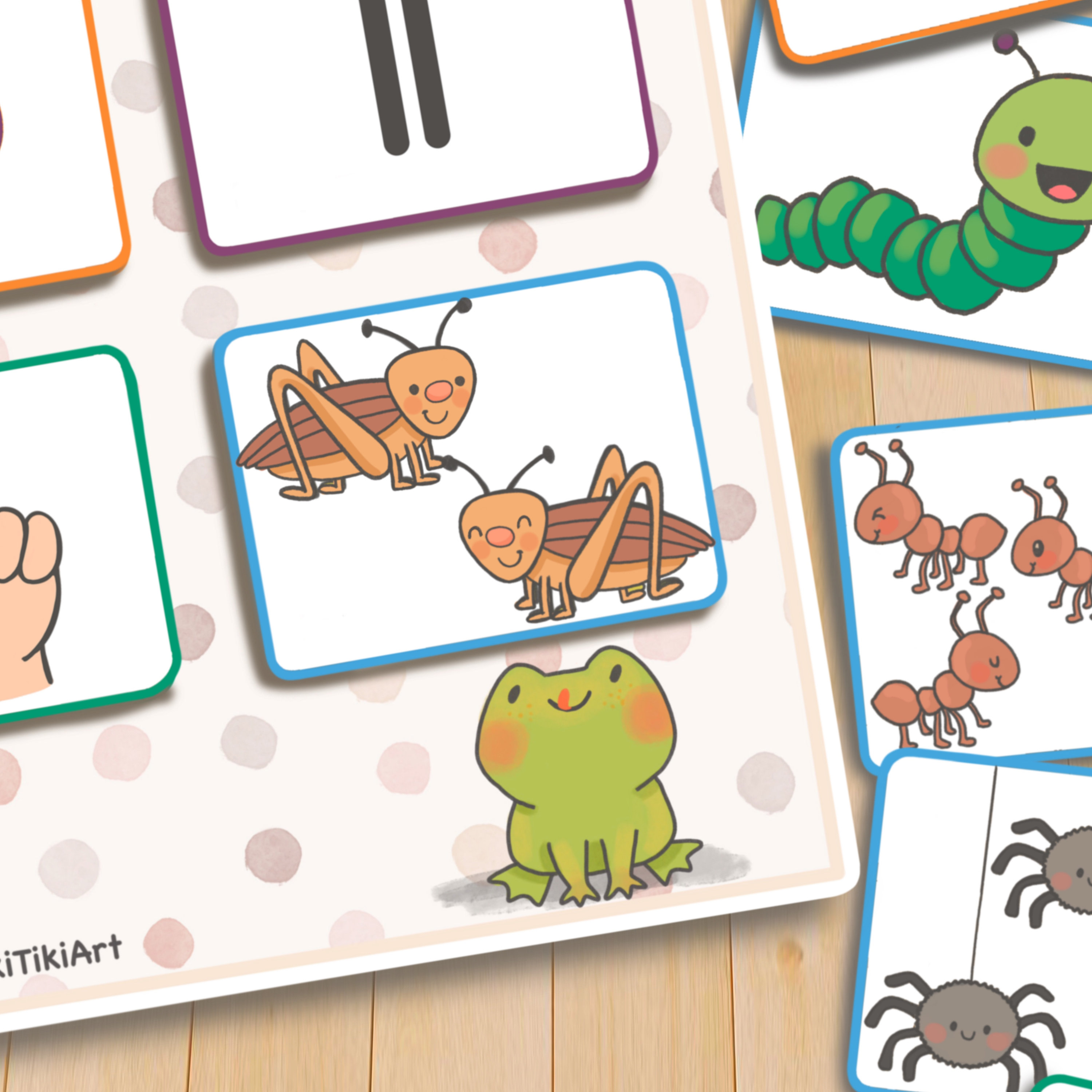 Montessori Counting Activity for Toddlers Number Match - Etsy Canada