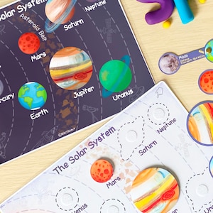 Solar System Model Printable Activity Space Learning Homeschool ...