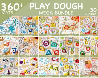 360+ Play Dough Mats Toddler Printable Activities Playdough Mats Homeschool Printable Visual Cards Preschool Printables Fine Motor Skills