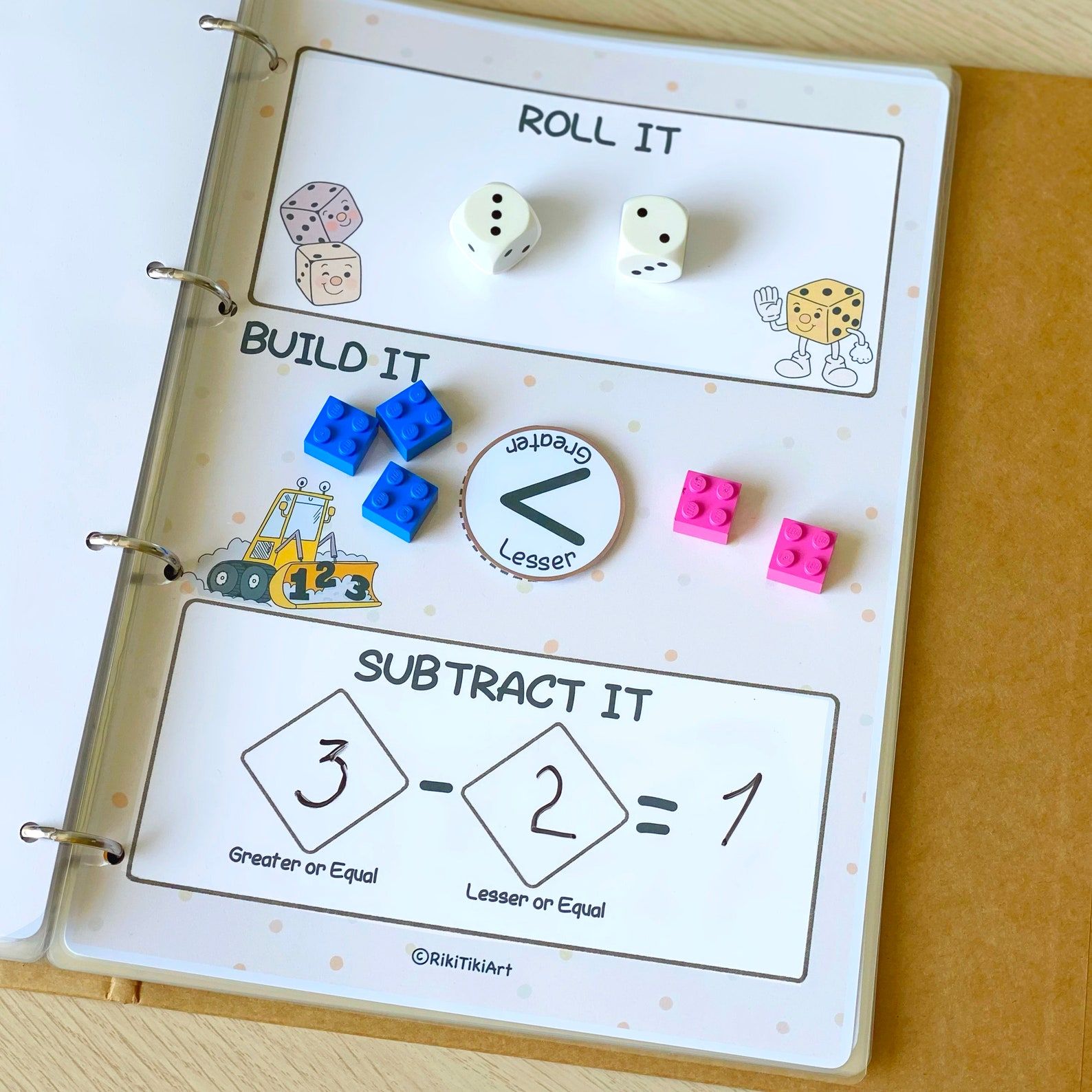 Maths Busy Book Printable Toddler Activities Preschool Curriculum ...