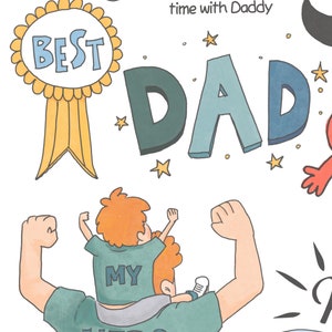 Fathers Day Poster Homeschool Educational Classroom Wall Art Father's Day Preschool Playroom Downloadable Prints Printable Kids Room Decor image 6
