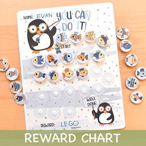 Tabla de recompensas de Penguin: Seguimiento de la rutina invernal (Descarga digital)