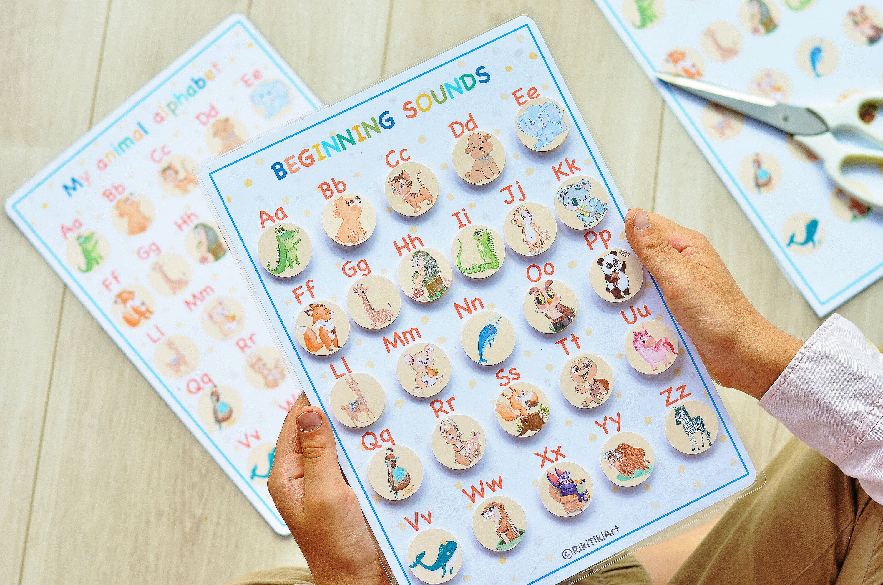 Busy Book Worksheet Preschool Curriculum Beginning Sounds | Etsy