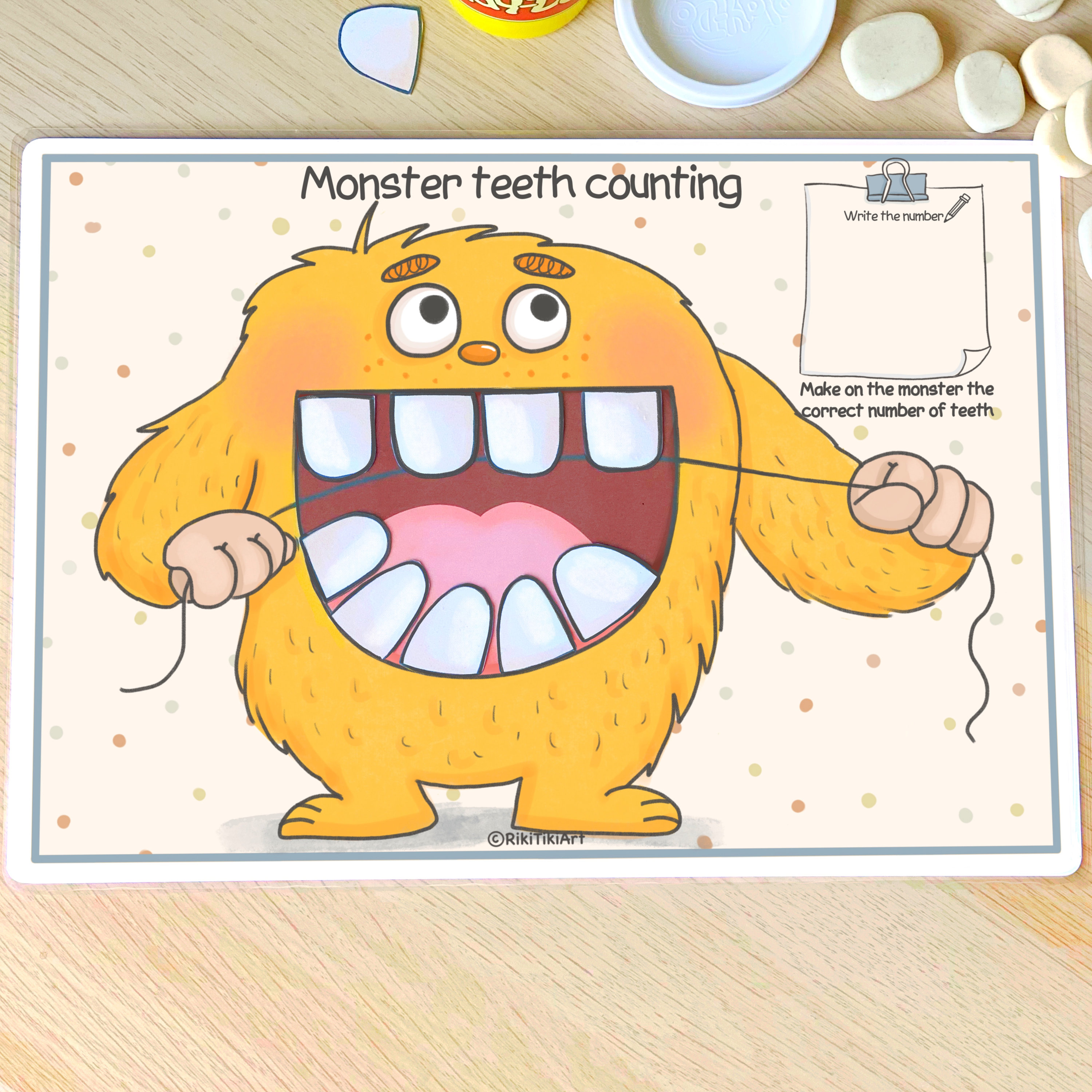 Kids Counting Activity Homeschool Toddler Learning Resources | Etsy