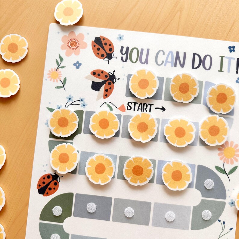 Printable Reward Chart for Toddlers Behavior Chart for Kids Daily Goal ...