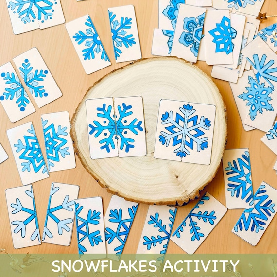 HONMOK 12 Kit Fai Da Te Campanelli Eolici Fiocco Di Neve Con Cornice Portafoto, Pennelli E Colori - Attività Creativa Invernale Per Bambini