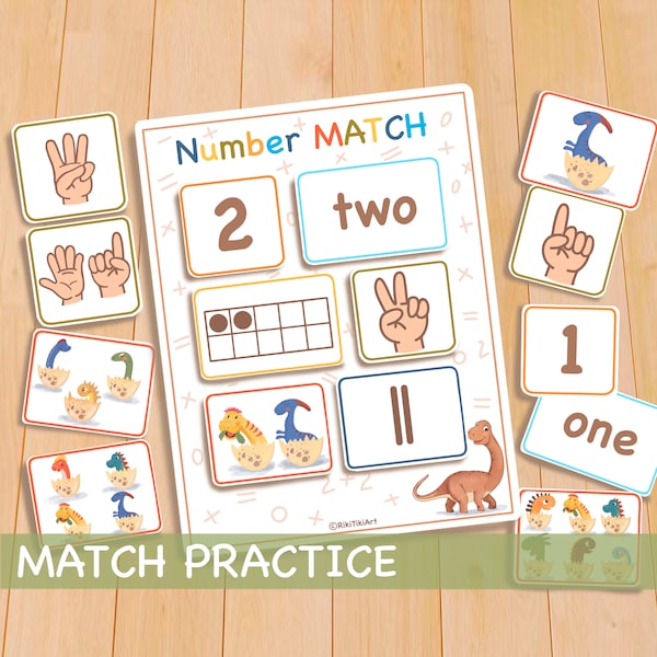 Preschool Worksheets, Printable Counting Practice, Preschool Curriculum, Homeschool Montessori Materials, Preschool Learning Folder