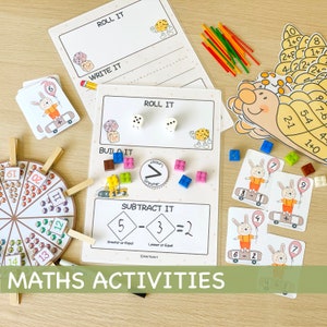 Math Printable Worksheets Preschool Curriculum Homeschool Learning Materials Counting Practice for Toddlers Kindergarten Pre-K Learning