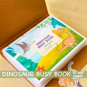 Personalized Busy Book, Preschool Curriculum, Toddler Montessori Materials, Homeschool Kindergarten Preschool Learning Folder