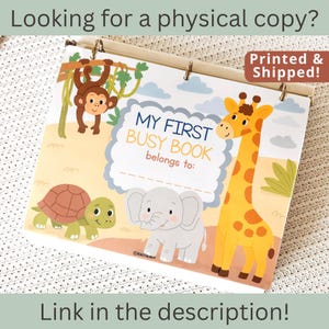 Preschool Learning Binder: Toddler Busy Book, Kids Activities (PDF Download) image 11