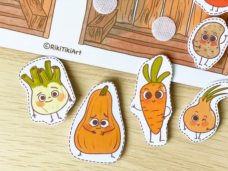 Fruits and Vegetables Sorting Activity Educational Preschool - Etsy