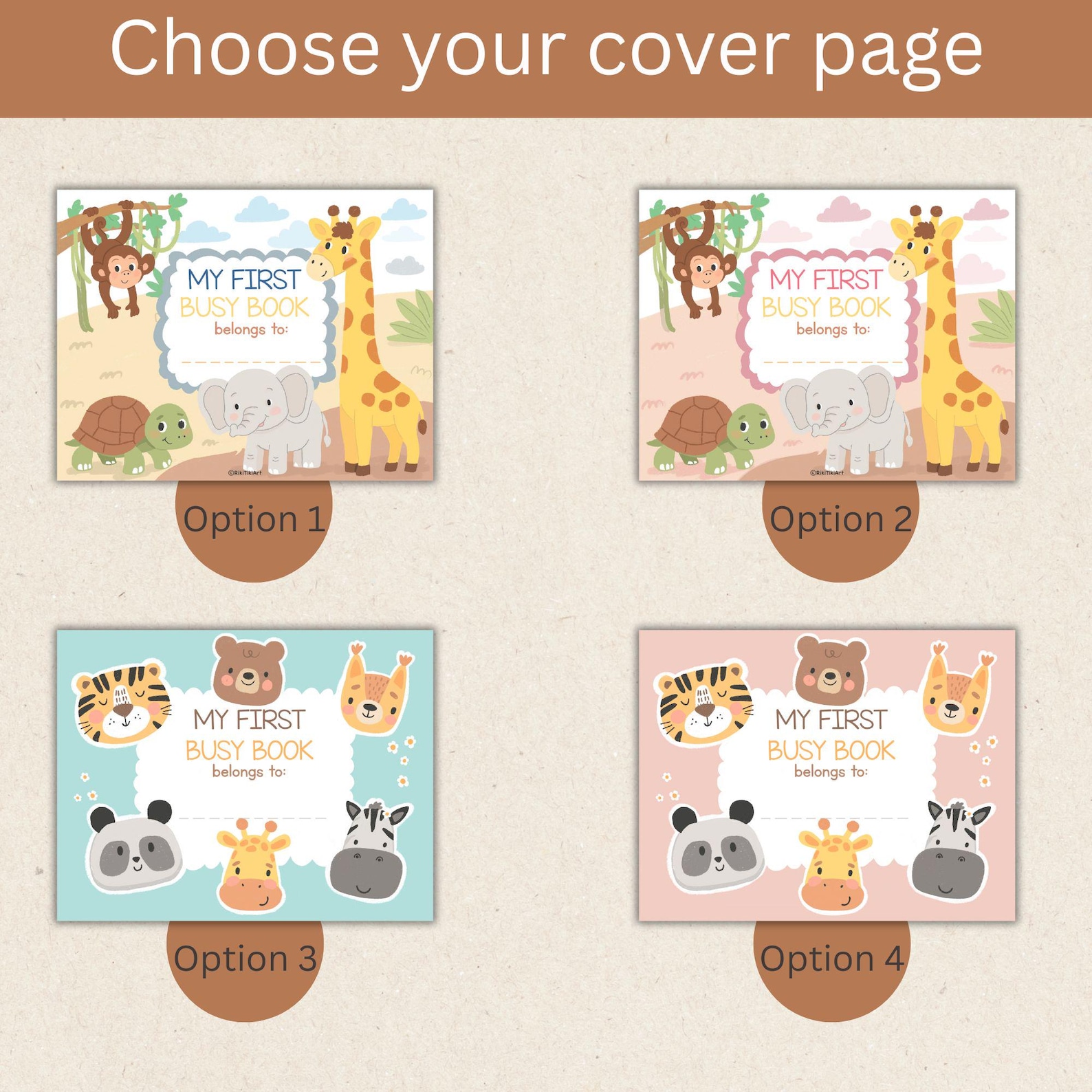 Preschool Learning Binder - Toddler Busy Book, Personalized Montessori ...