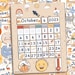 Perpetual Kids Calendar Printable Montessori Homeschool - Etsy