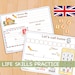 I Know My Address and Phone Number Practice British Version Homeschool ...