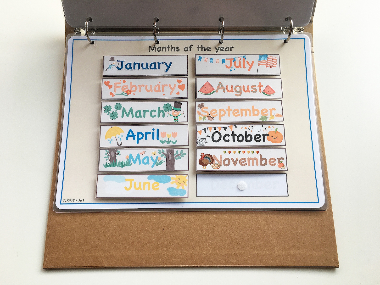 Homeschool Wall Calendar Perpetual Calendar Kids Calendar Etsy Australia