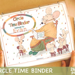 Circle Time Bundle Morning Menu Homeschool Binder Preschool Curriculum Printable Kids Calendar Days of the Week Activity Toddler Busy Book