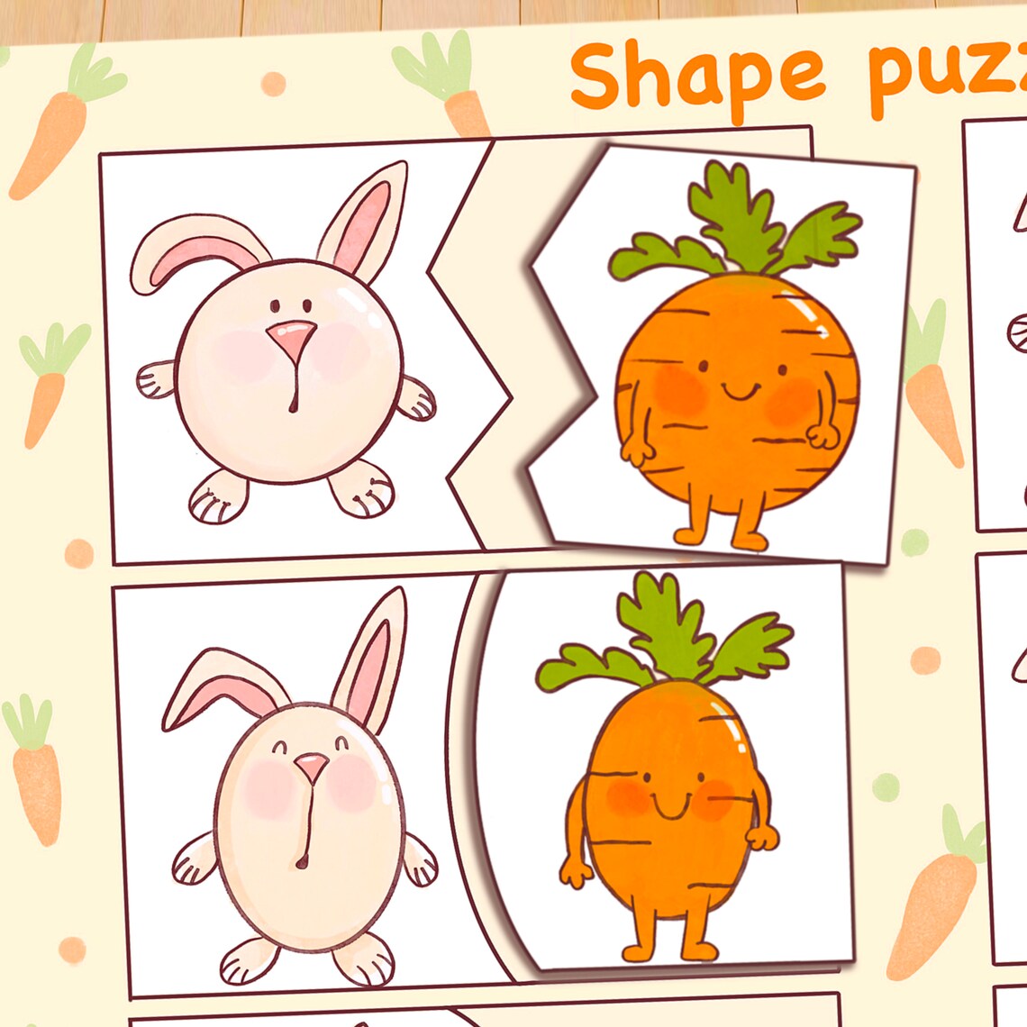 Shape Sorting Activity Printable Preschool Worksheets | Etsy