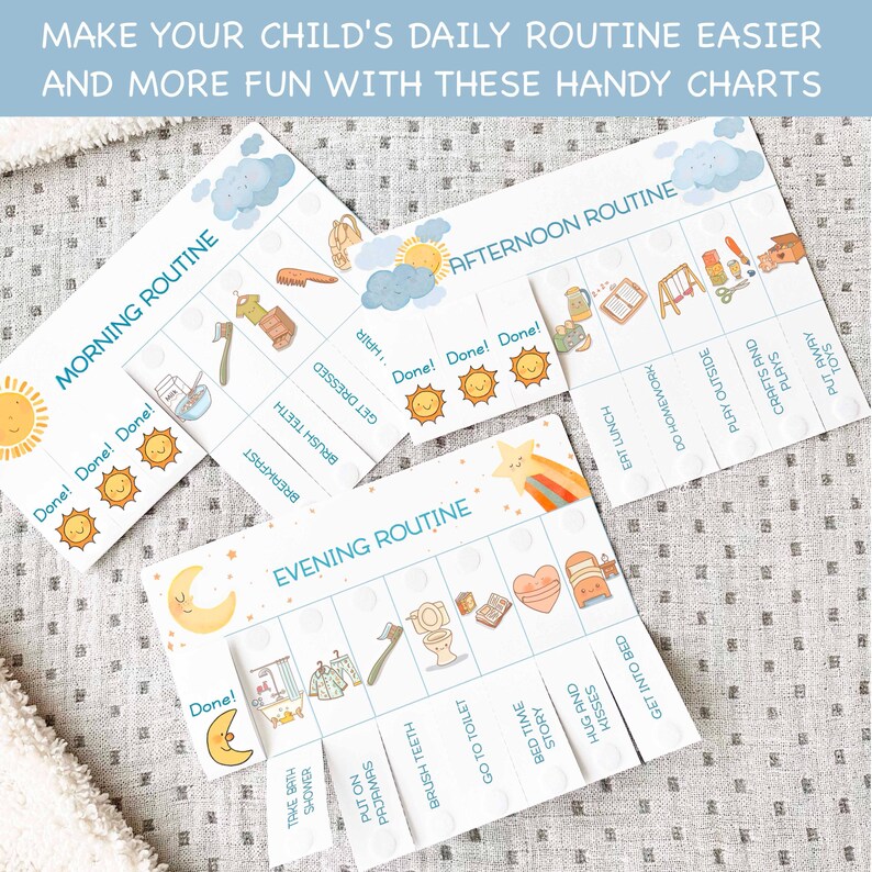 Kids' Routine Flip Chart, Visual Daily Schedule (digital Download) - Etsy