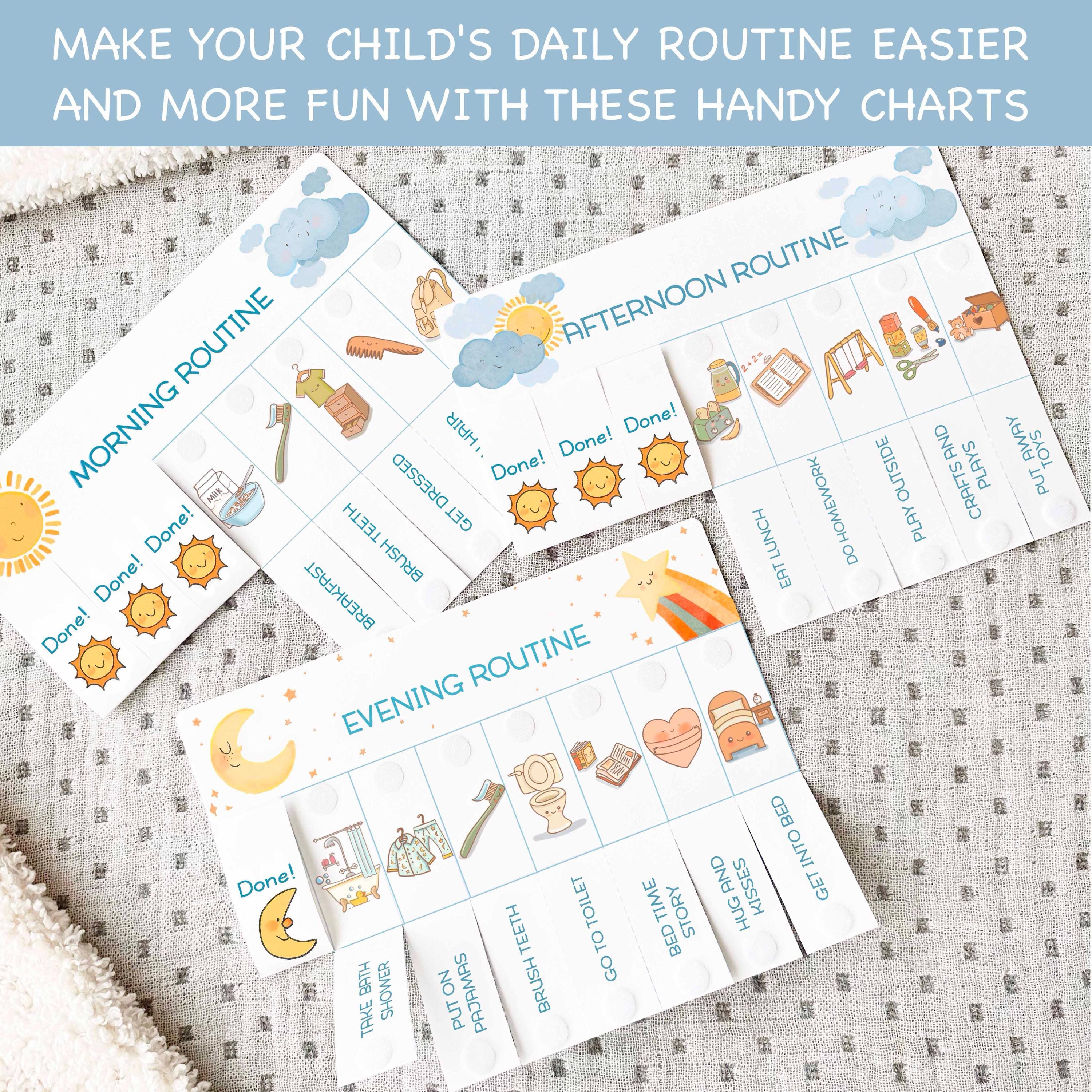 Kids' Routine Flip Chart, Visual Daily Schedule (digital Download) - Etsy