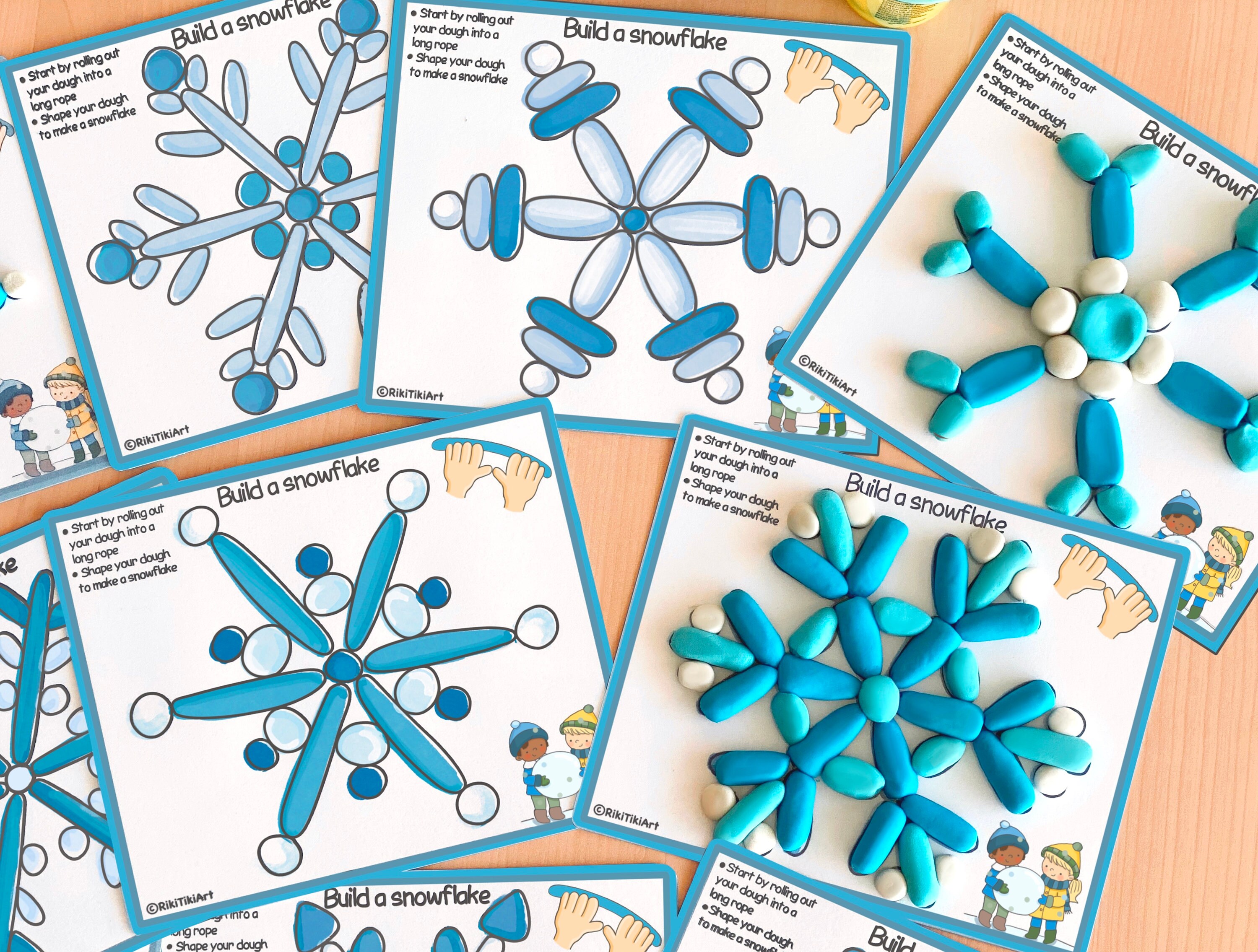 DIY Snowflake Stamps - Hip Homeschool Moms