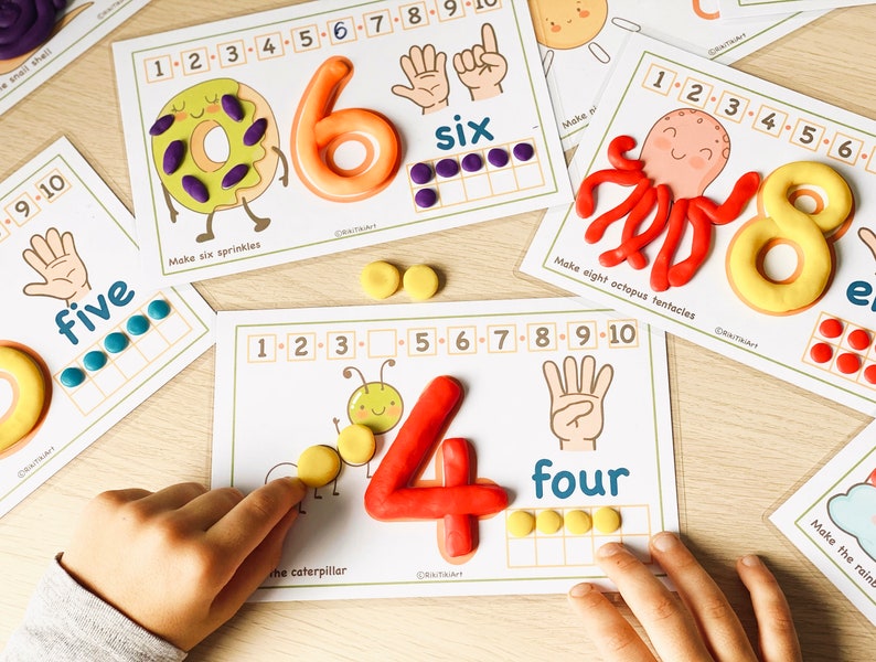 360+ Play Dough Mats Toddler Printable Activities Playdough Mats Homeschool Printable Visual Cards Preschool Printables Fine Motor Skills image 5