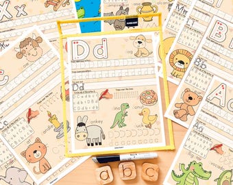 Alphabet Tracing Worksheets: ABC Handwriting Practice (PDF Download)