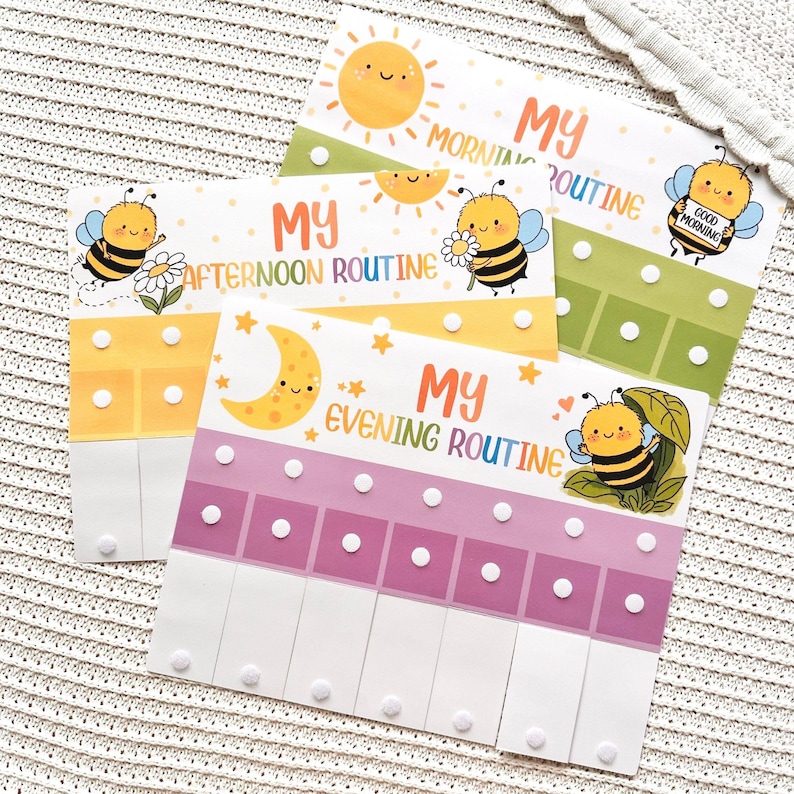 Editable Routine Flip Chart, Toddler Routine Chart Daily Chore Chart ...