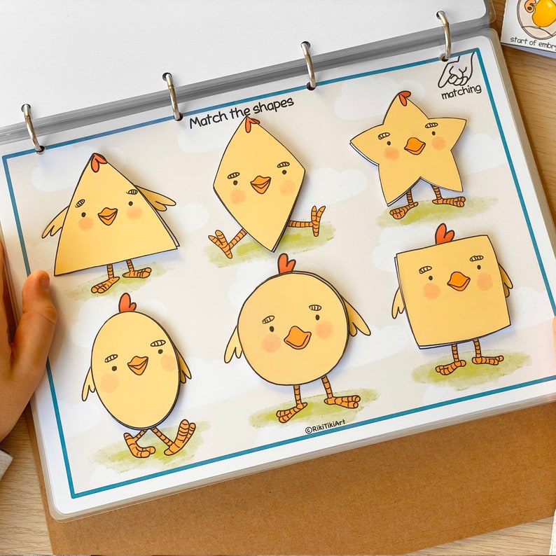 Spring Busy Book Preschool Learning Binder Personalized Toddler Busy ...