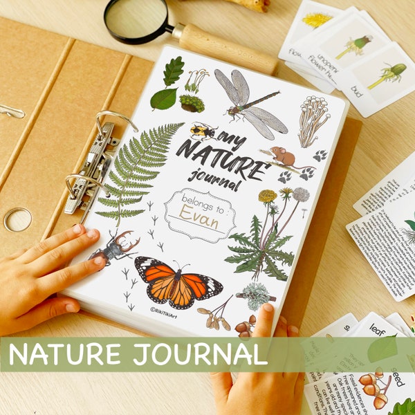 Printable Nature Journal Homeschool Learning Materials Charlotte Mason Nature Study Preschool Curriculum Toddler Busy Book Printable