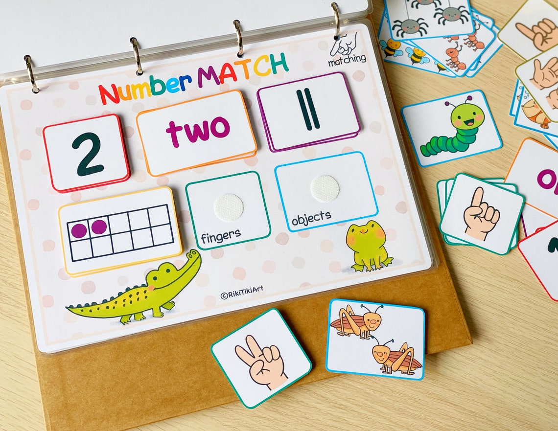 Personalized Toddler Busy Book Printable Preschool Activities | Etsy