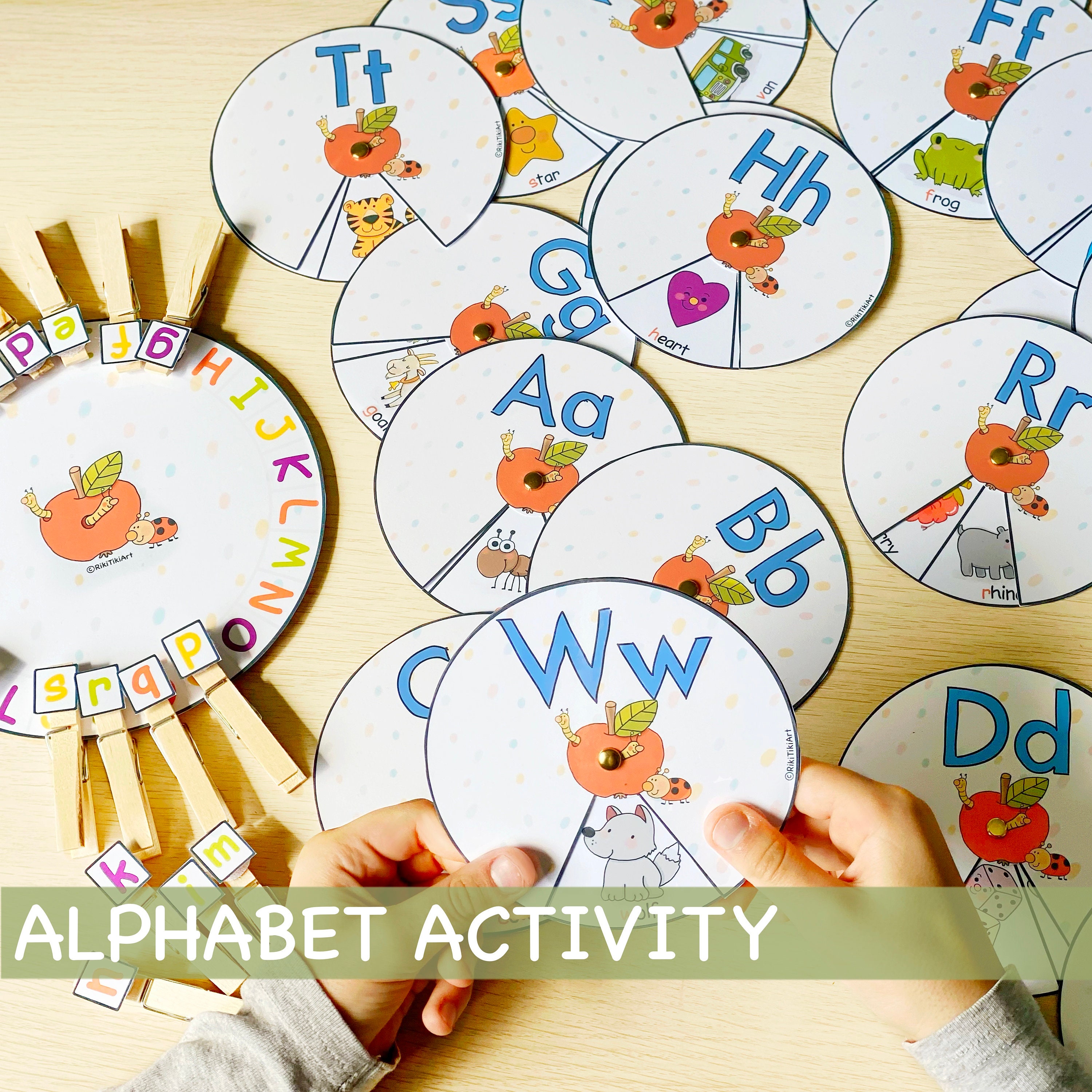 L'alphabet, activités pour enfants.