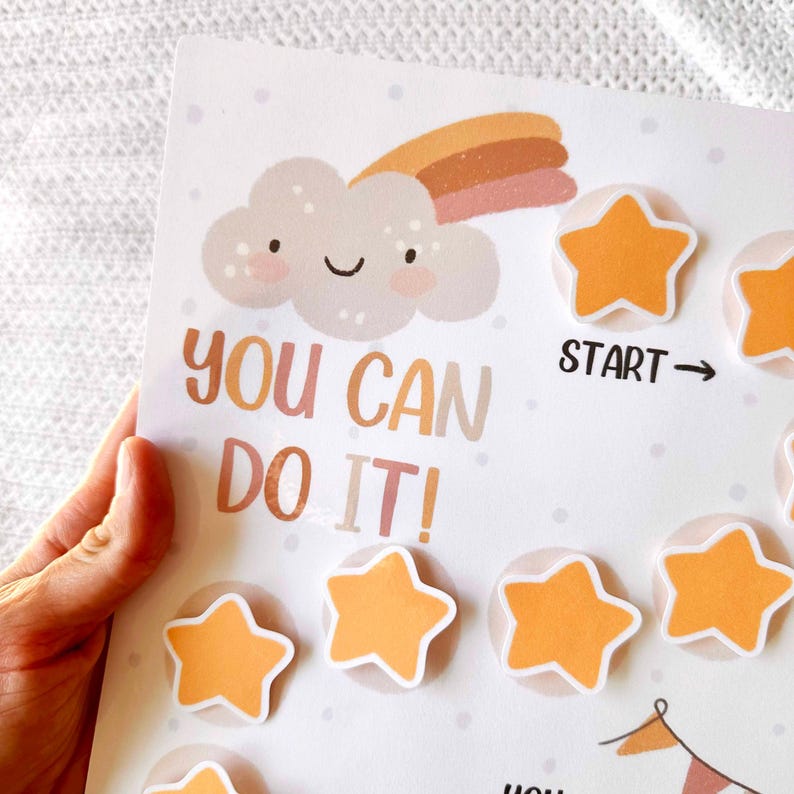 Boho Kids Chore Chart: Printable Reward Tracker (PDF Download) - Etsy