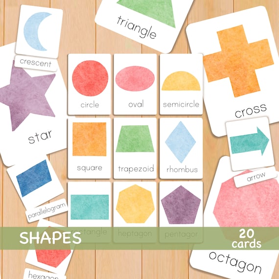 Pin by Jess A. on Inglés  Geometric shapes names, Shapes worksheets, Shapes