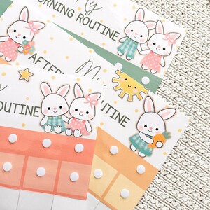 Toddlers Routine Flip Chart Editable Morning Routine Chart for Kids Daily Weekly Visual Schedule Enfant Chore Chart To Do List 210 Labels image 5