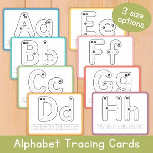 Schede di tracciamento ABC, schede di formazione delle lettere, esercizi di tracciamento dell'alfabeto, curriculum prescolare, risorse di apprendimento per l'istruzione parentale