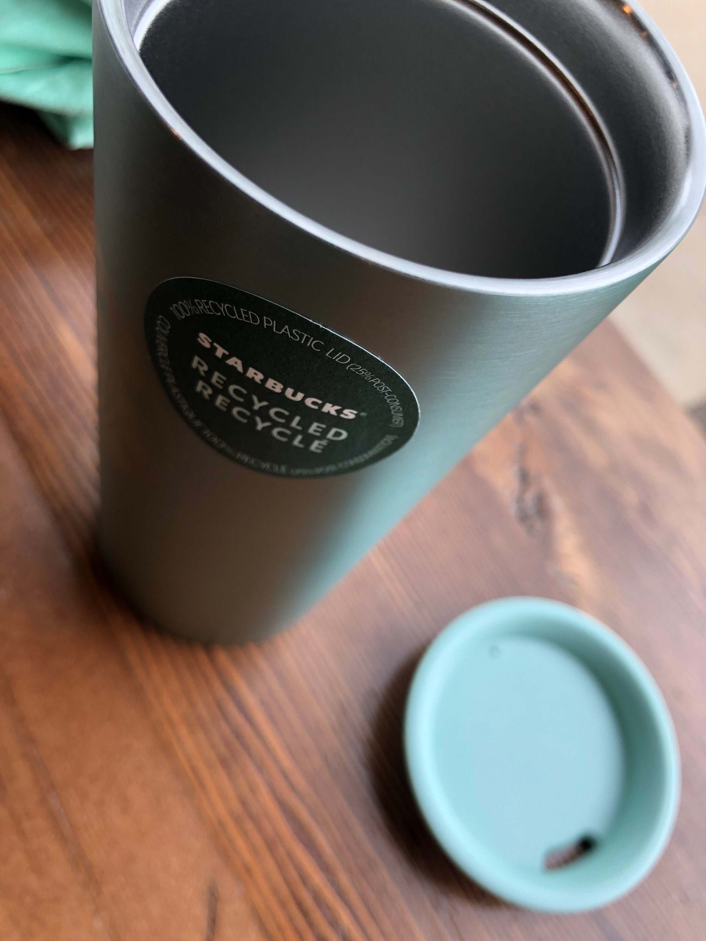 starbucks army green tumbler