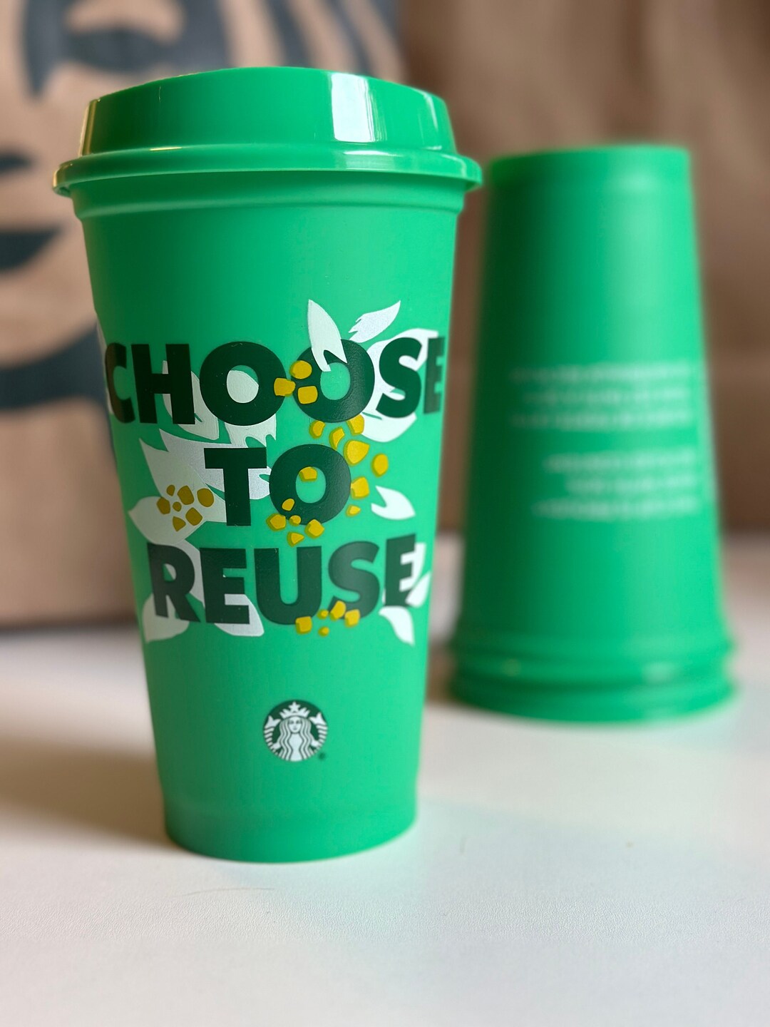 Starbucks Reusable Hot Cup Spring 2023 Blank/no Alteration Earth Day