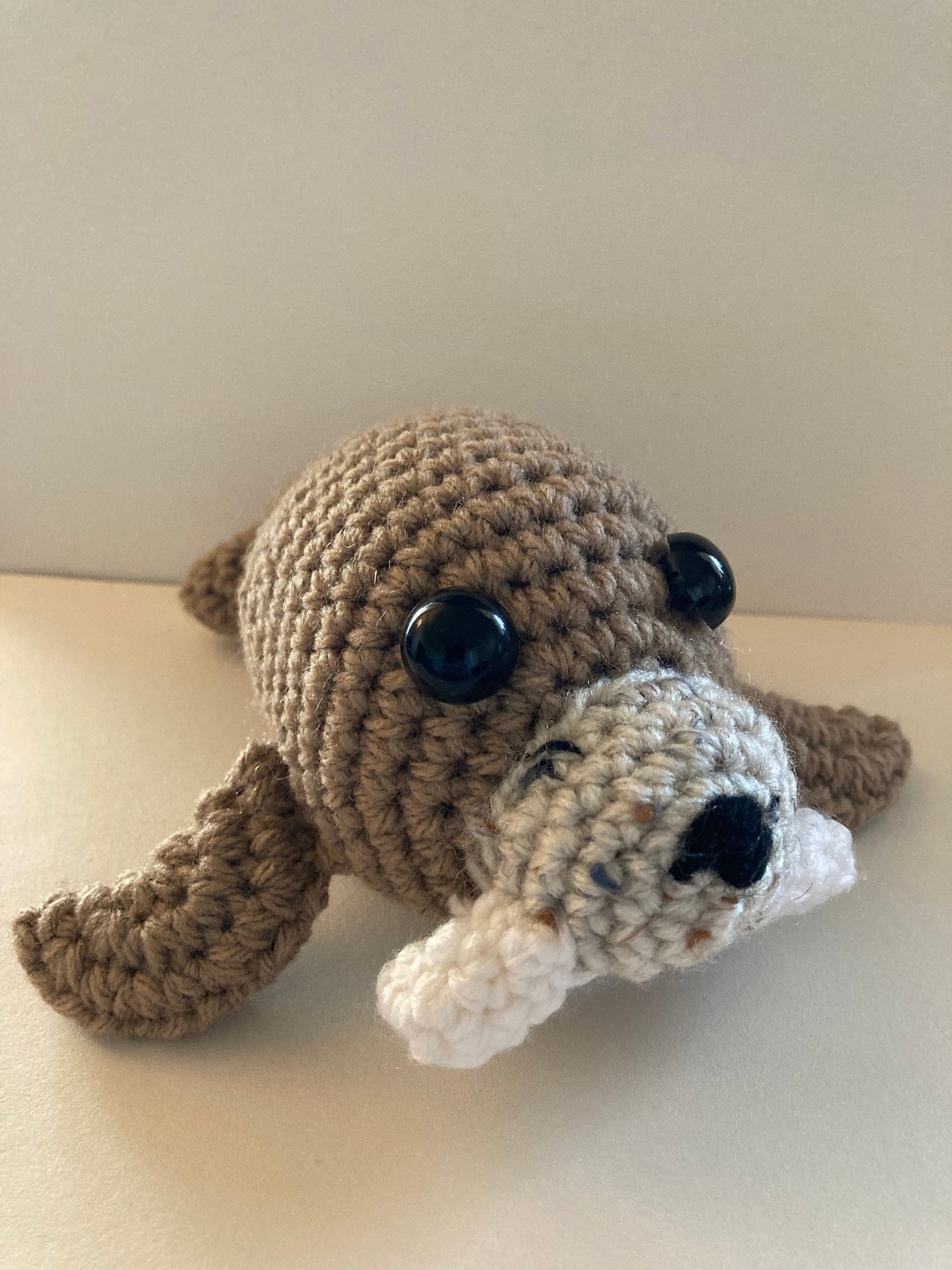 Crocheted Walrus plush Etsy
