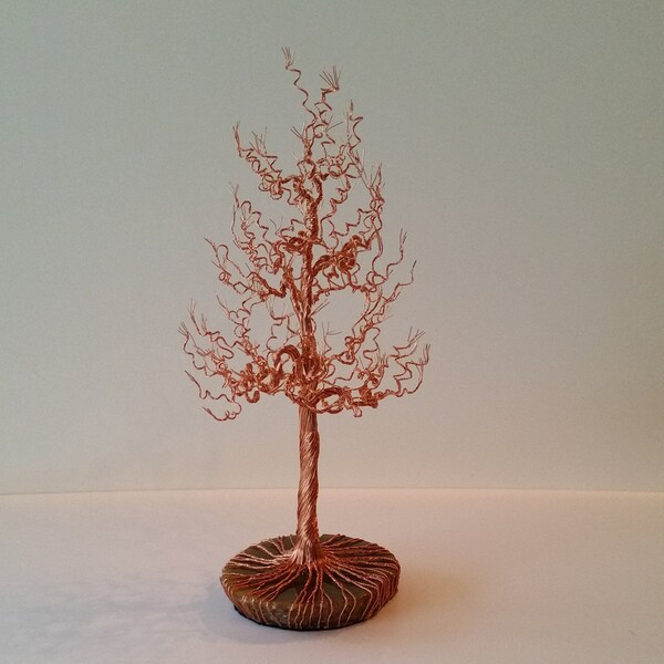 Copper Wire Tree Etsy