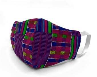 Pinke Tribal Gesichtsmaske
