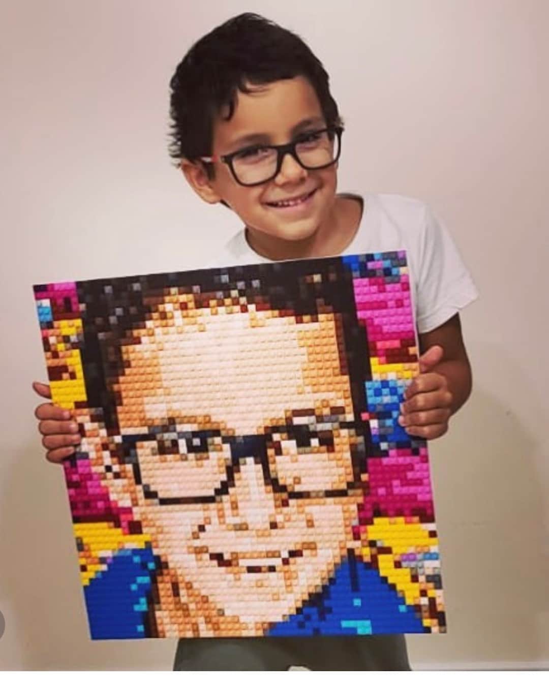 Custom Photo Brick Mosaic Kit: DIY Personalized Art Gift