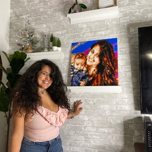 Custom Brick Mosaic Portrait – Free Preview – Pixel Art Photo Gift – Holiday, Corporate & Personalized Gifts for Him- Her