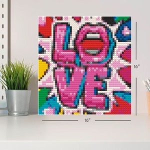 Brick mosaic customized size 16x16&quot; Ask for free preview!