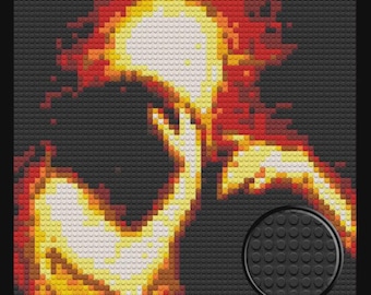 Hope Art Home Decor Bricked Mosaic Portrait 20x20