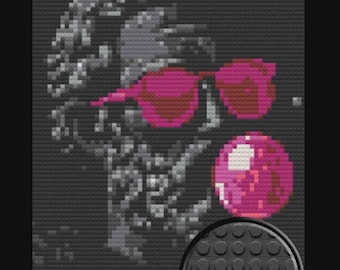 Swag Statue Bricked Mosaic Home Decor 20x30"