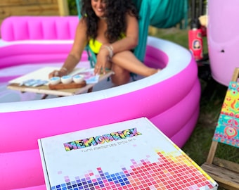 Custom Brick Mosaic Portrait: Personalized Photo Gift