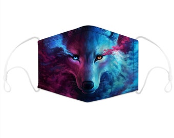 Wolf Face Mask Etsy